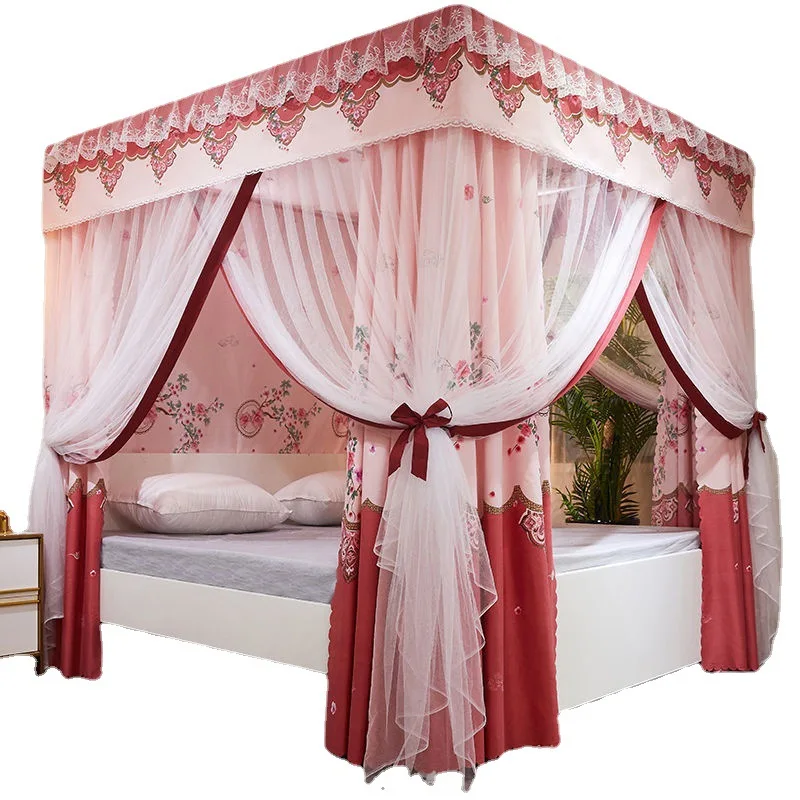 Blackout Curtain Thick - Double Layers Blackout Mosquito Net Princess