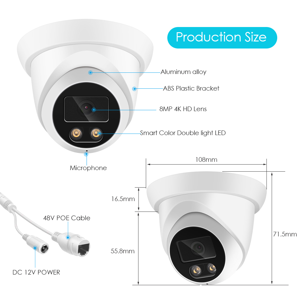 4K 8MP IP Camera Audio Outdoor - огляд і ціна Home Cinema Sony