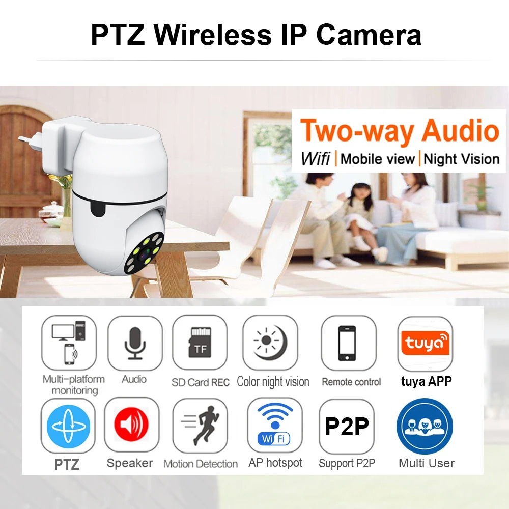 Tuya Wireless Camera IP HD Tuy - огляд і ціна Home Cinema Panasonic