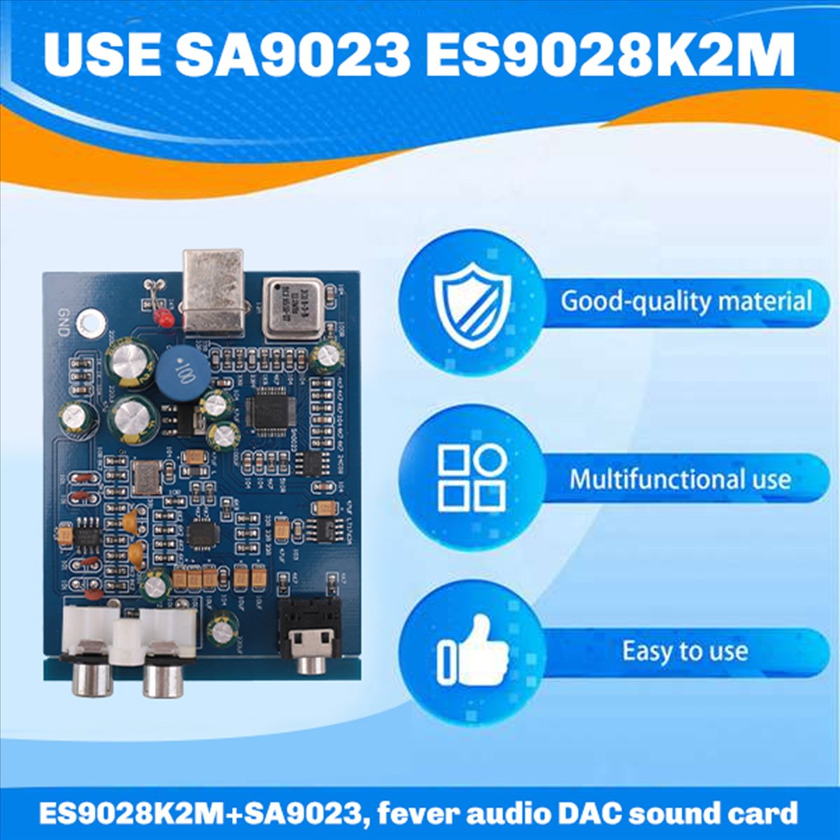 A64I MIni USB Decoder Board ES - огляд і ціна Home Cinema Amplifier