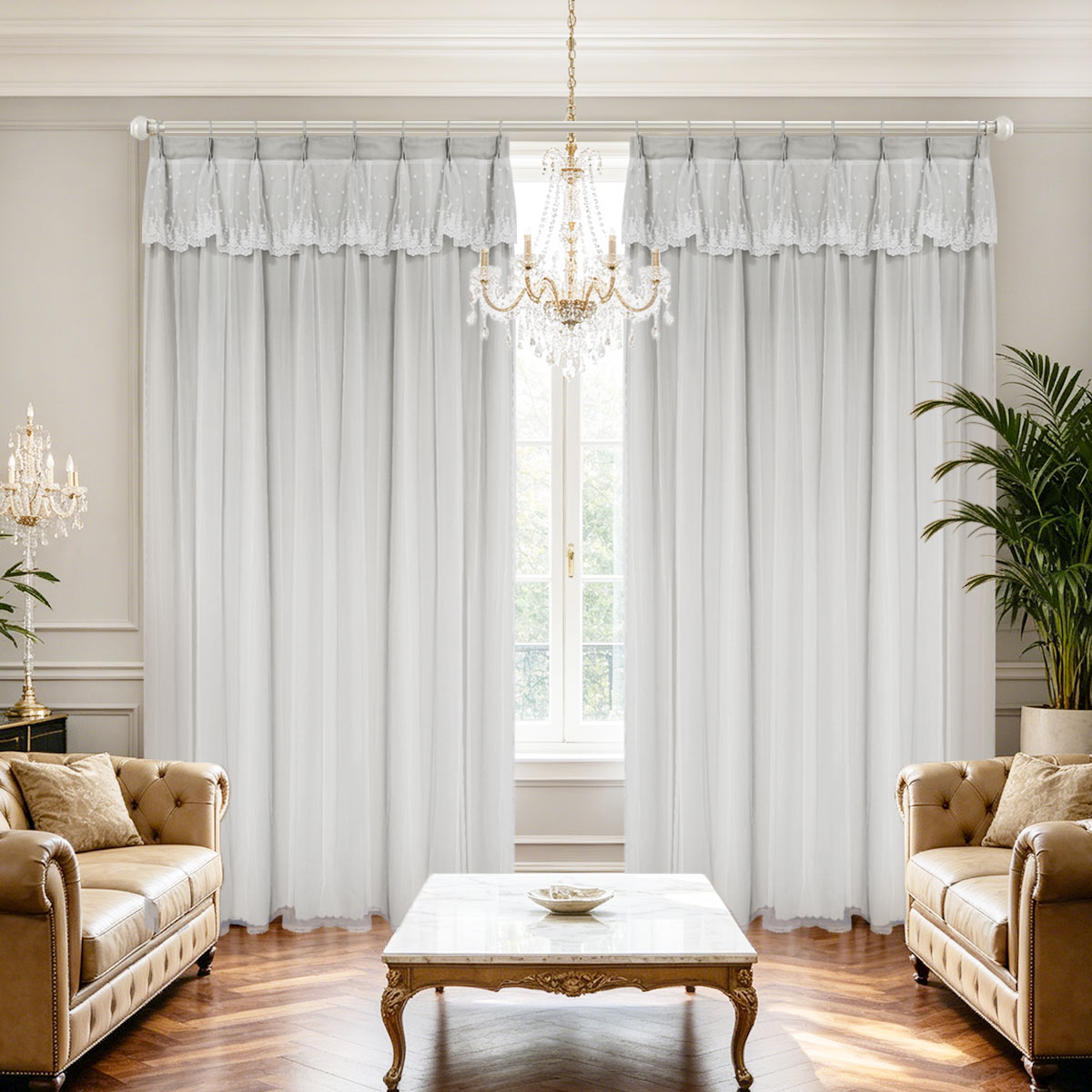 2Pcs Double‑Layer Curtains Fre - огляд і ціна Blackout Curtain Thick