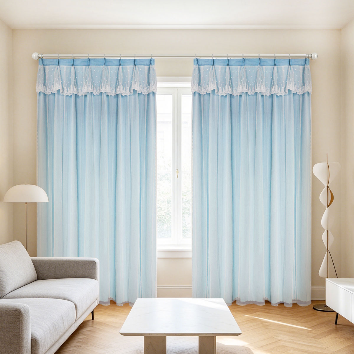 2Pcs Double‑Layer Curtains Fre - огляд і ціна Blackout Curtain Thick