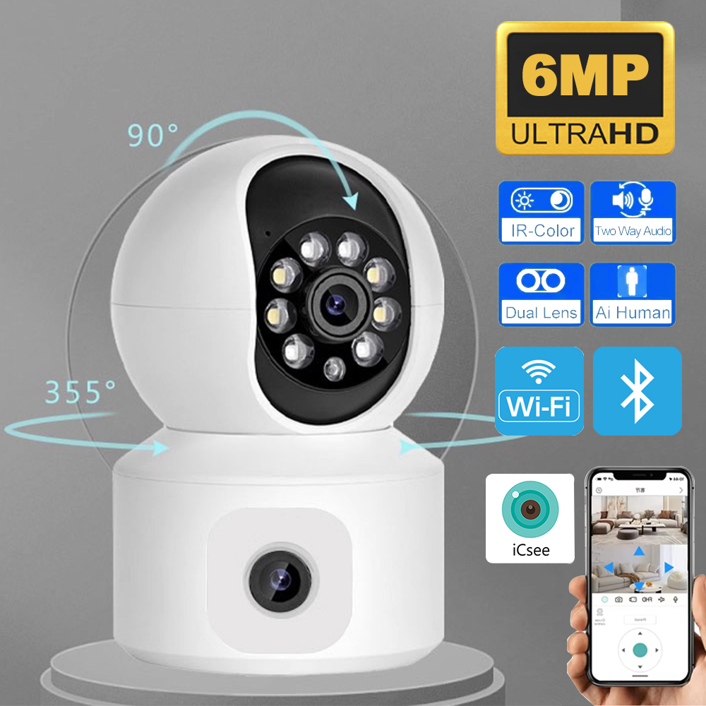 6MP ICSEE WiFi IP Camera Dual  - огляд і ціна Home Cinema Sony