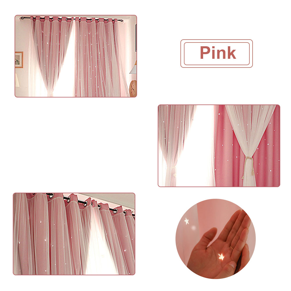 1/2Pcs Stars Blackout Curtains - огляд і ціна Blackout Curtain Thick