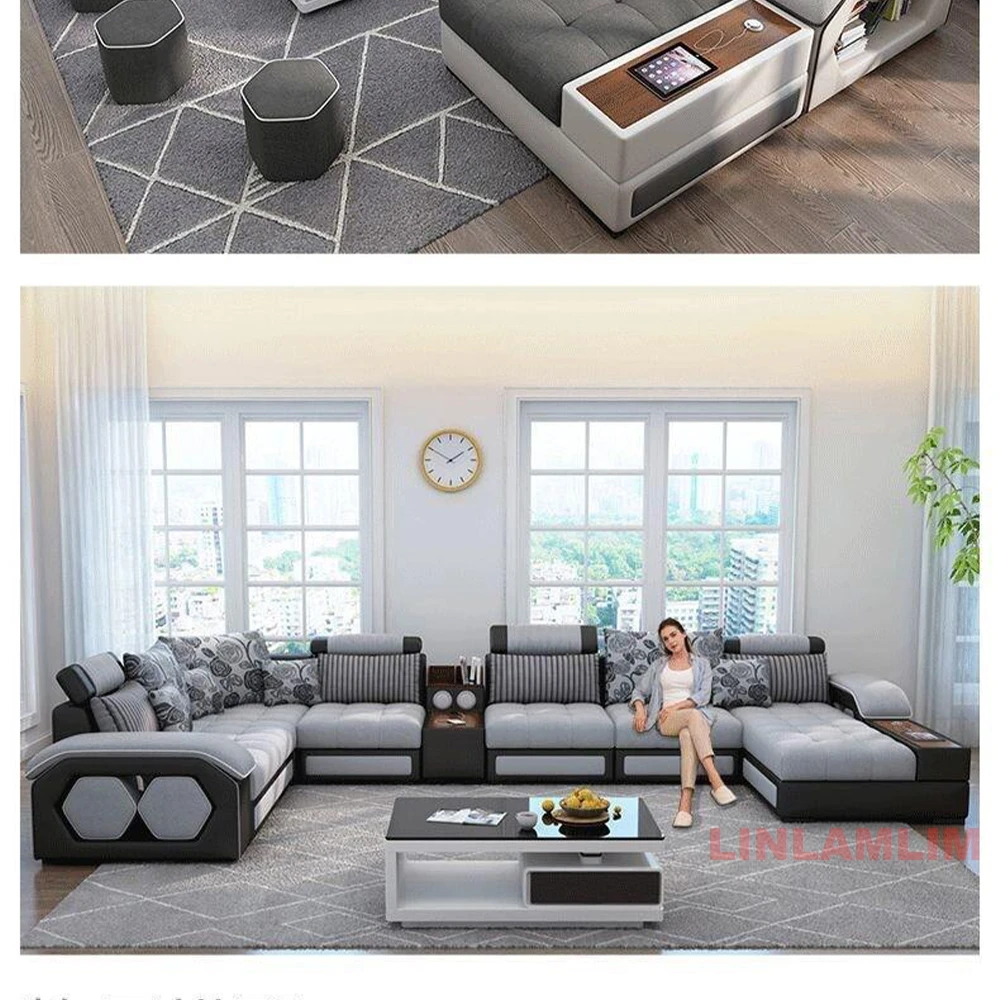 Linlamlim U-Shaped Sectional F - огляд і ціна Home Cinema Sofa