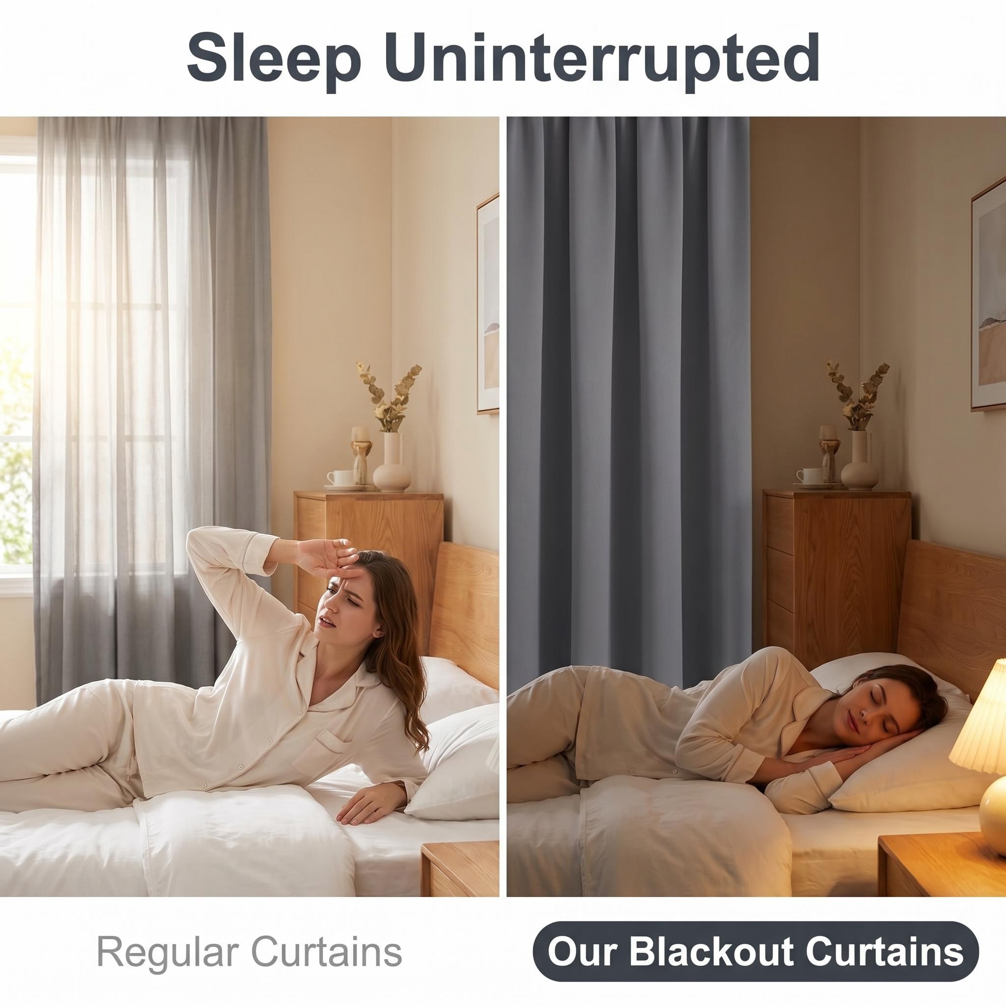 100% Full Blackout Curtains, D - огляд і ціна Blackout Curtain Thick