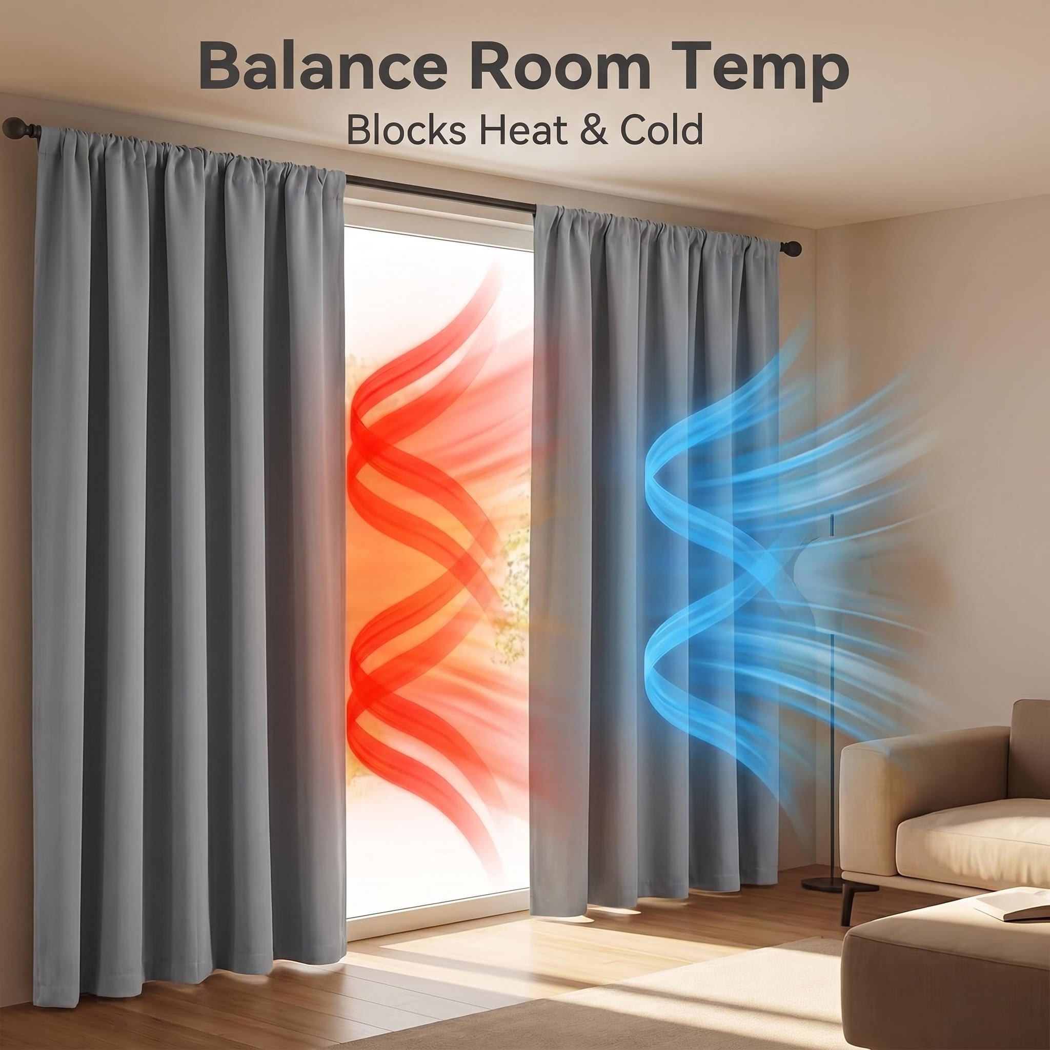 100% Full Blackout Curtains, D - огляд і ціна Blackout Curtain Thick
