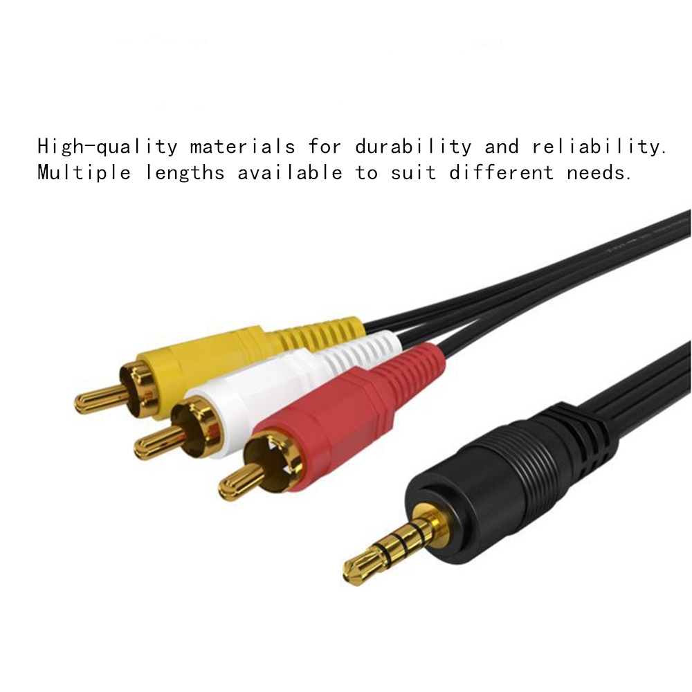 3.5mm to 3 RCA Audio Video Cab - огляд і ціна Home Cinema Amplifier