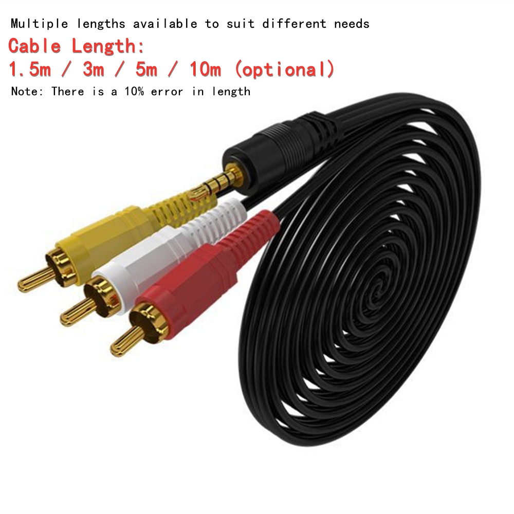 3.5mm to 3 RCA Audio Video Cab - огляд і ціна Home Cinema Amplifier