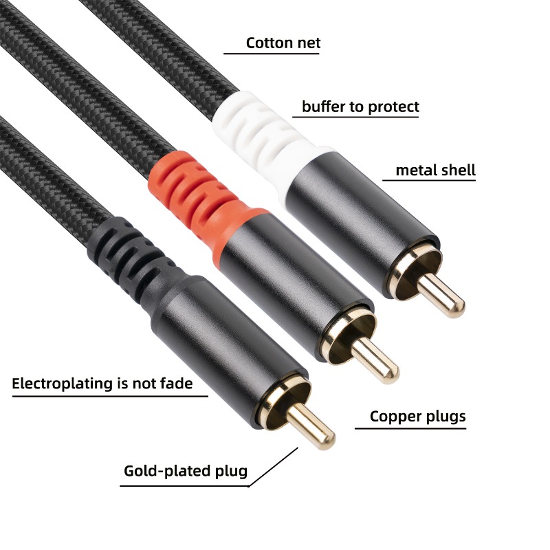1/2/3M 1 RCA Male To 2 RCA Mal - огляд і ціна Home Cinema Amplifier