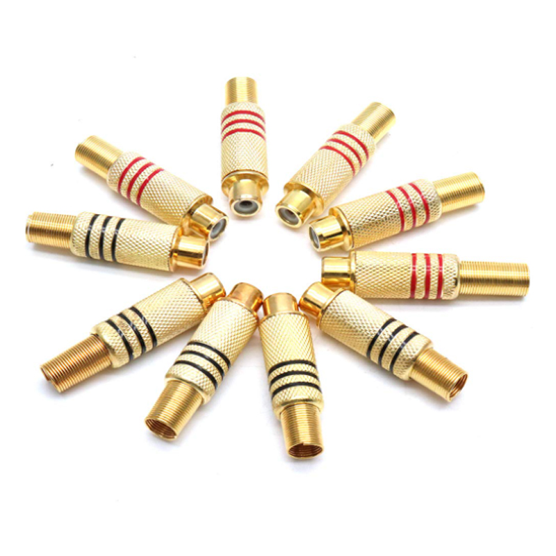 4PCS RCA Plug Gold Plated Sold - огляд і ціна Home Cinema Amplifier