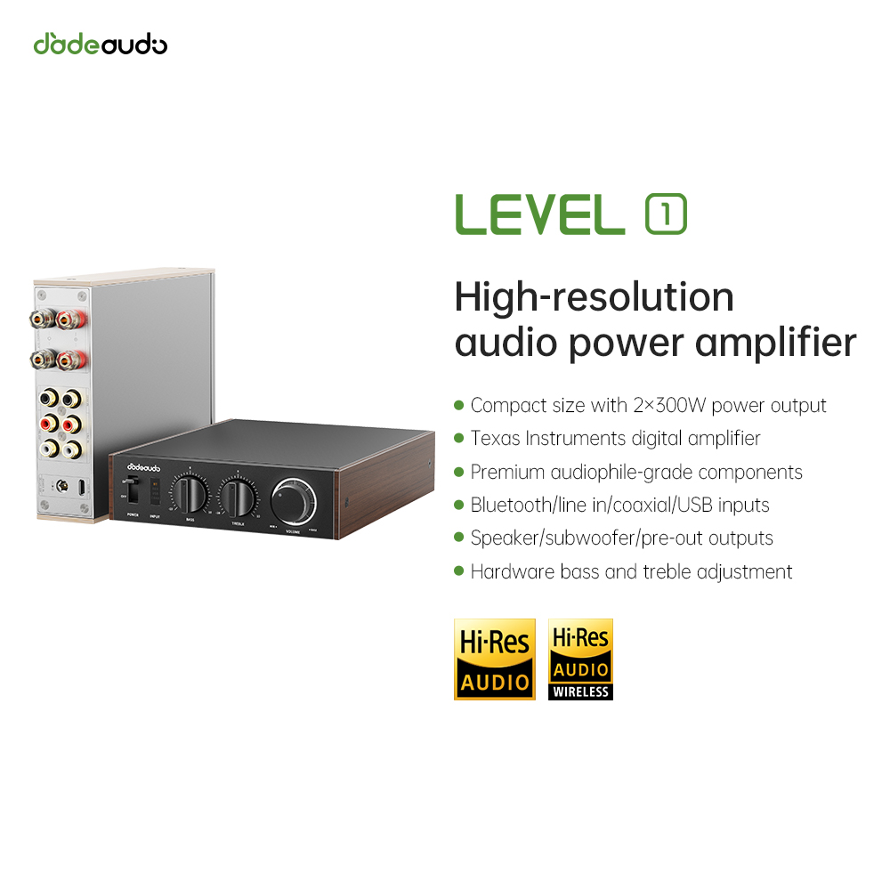 JadeAudio Level 1 Desktop HiFi - огляд і ціна Home Cinema Amplifier