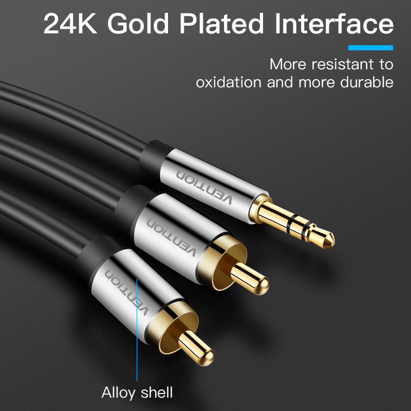 Vention RCA Cable 3.5 to 2rca  - огляд і ціна Home Cinema Amplifier